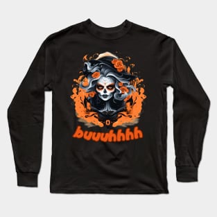 Buuhhhh-Halloween Haunt Long Sleeve T-Shirt